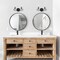 Designers Fountain Summit 14in 2-Light Matte Black Modern Indoor Vanity Light with Candelabra-Style Curves D269C-2B-MB - alternate 2